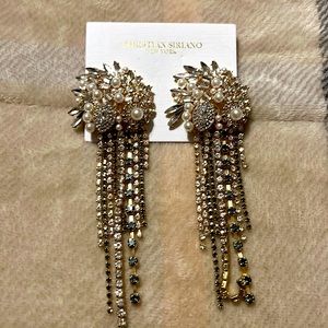 Christian Soriano rhinestone and pearls